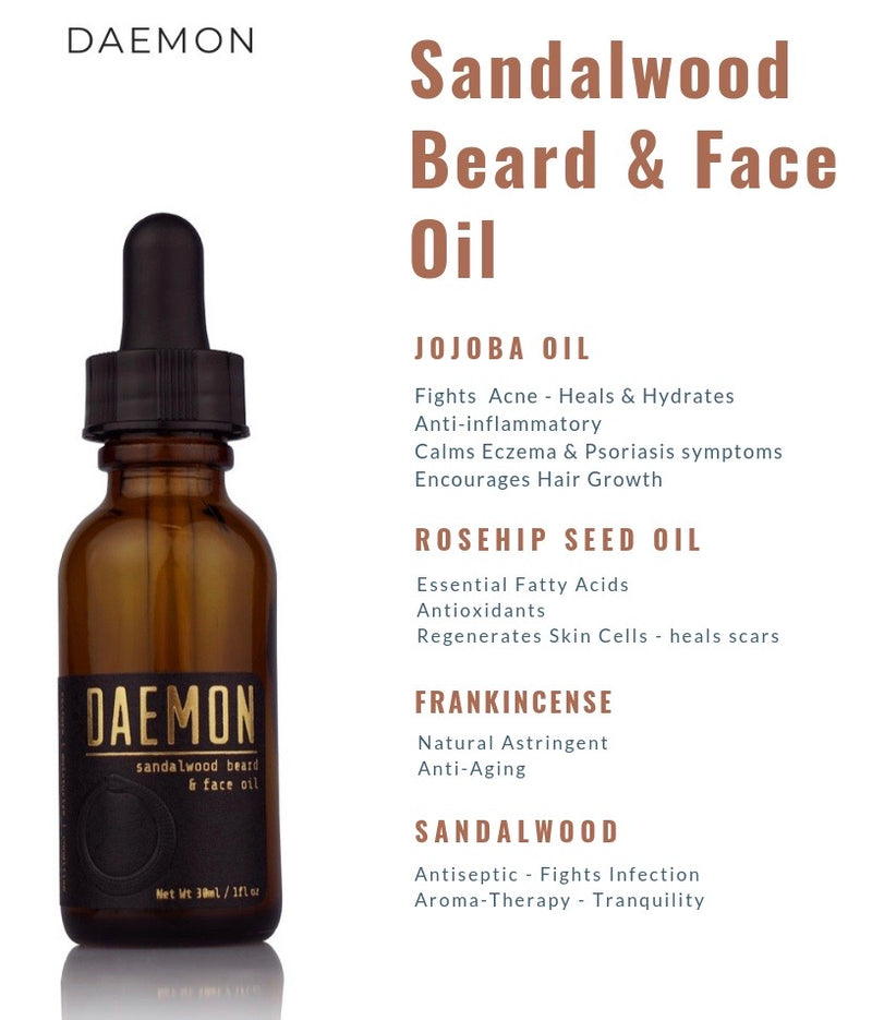 Daemon Bundle - Cleanser, Scrub, Moisturizer, Perfume