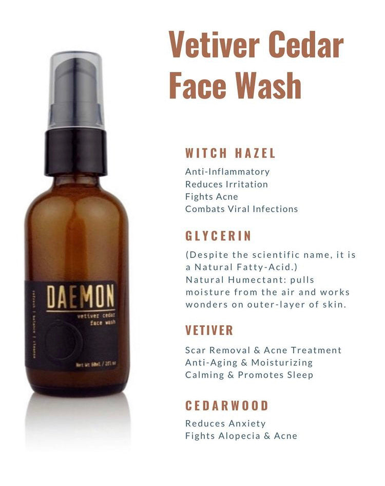 Daemon Bundle - Cleanser, Scrub, Moisturizer, Perfume