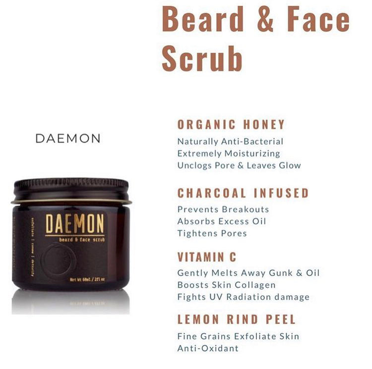 Daemon Bundle - Cleanser, Scrub, Moisturizer, Perfume